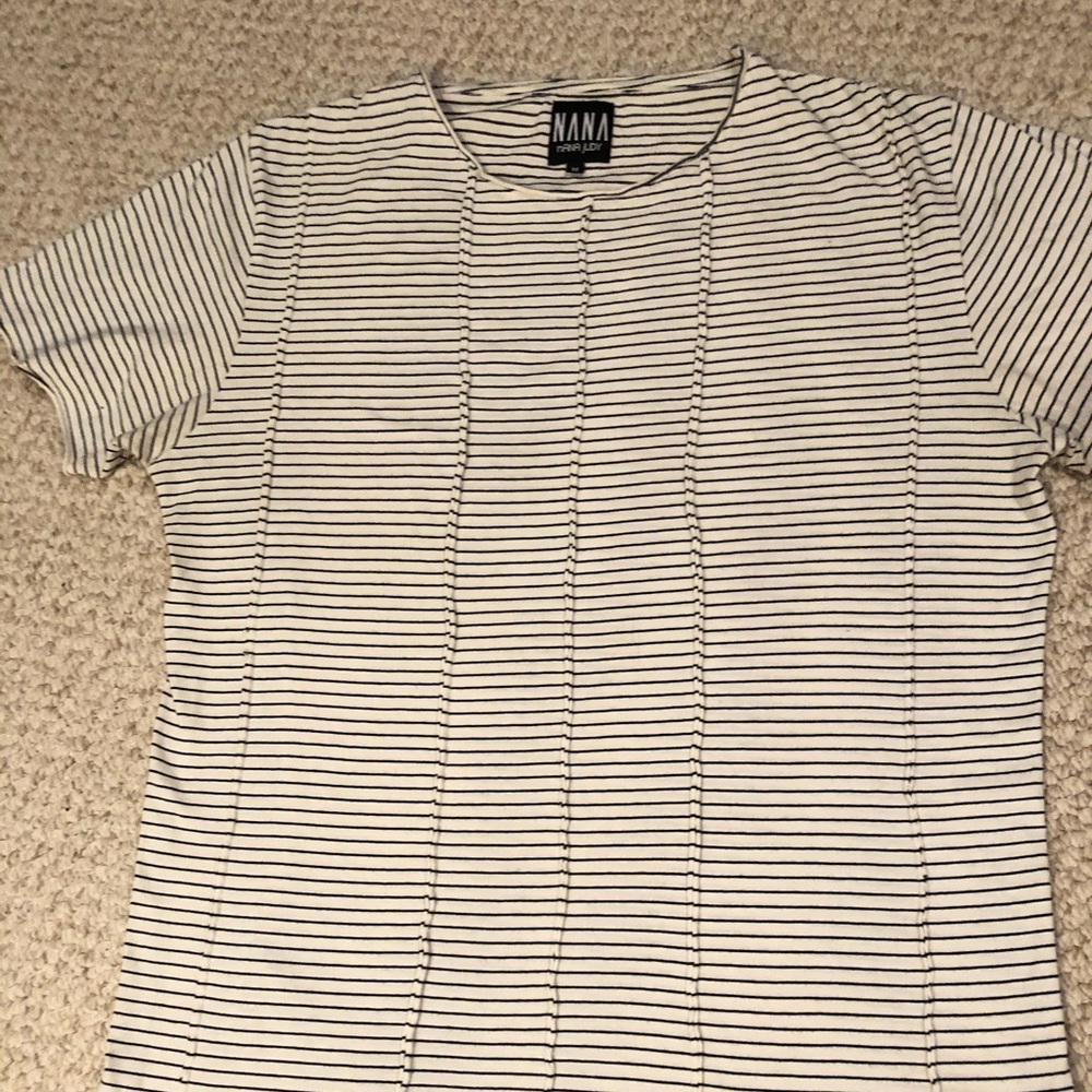 Nana Judy men’s size medium black and white shirt